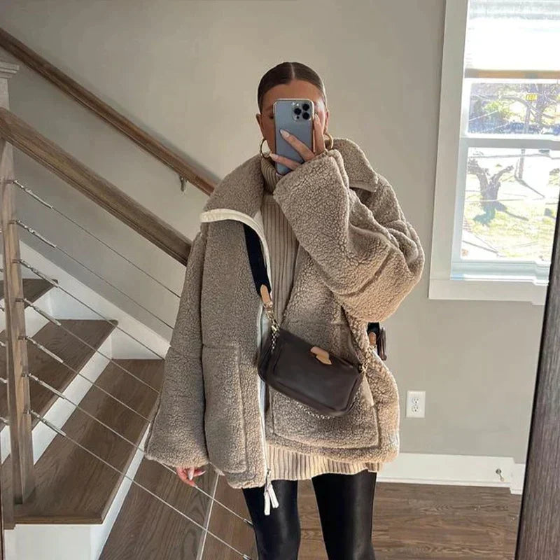 W&W Mode - Winterjacke aus Wolle