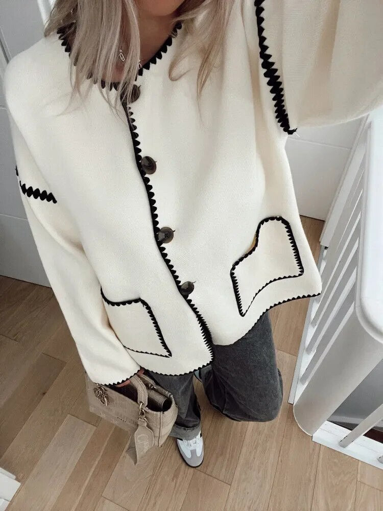 WW | Strickmantel mit Luxuriösem Look