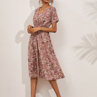 WW | Damen Kleid mit Blumenmuster