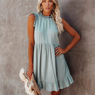 WW | Boho Hippie Kleid Blau