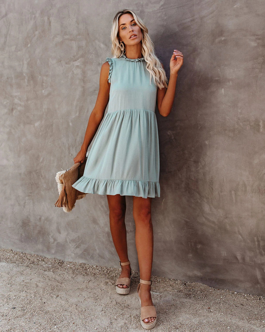 WW | Boho Hippie Kleid Blau