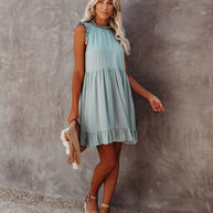 WW | Boho Hippie Kleid Blau