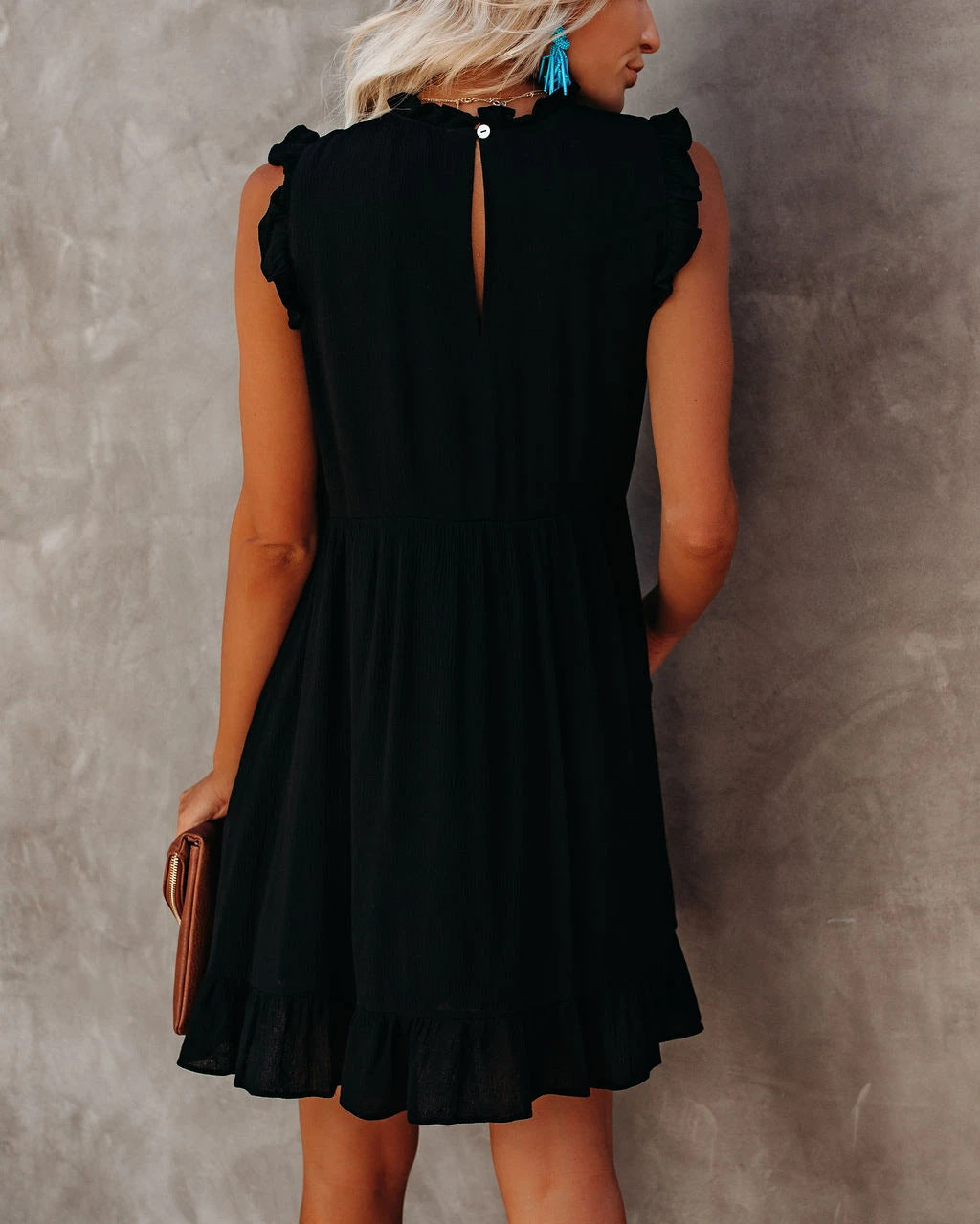 WW | Boho Hippie Kleid Blau
