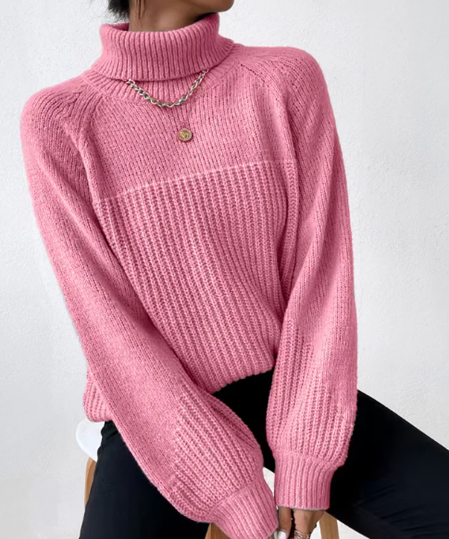 WW | Lässiger Winter Rollkragenpullover für Frauen