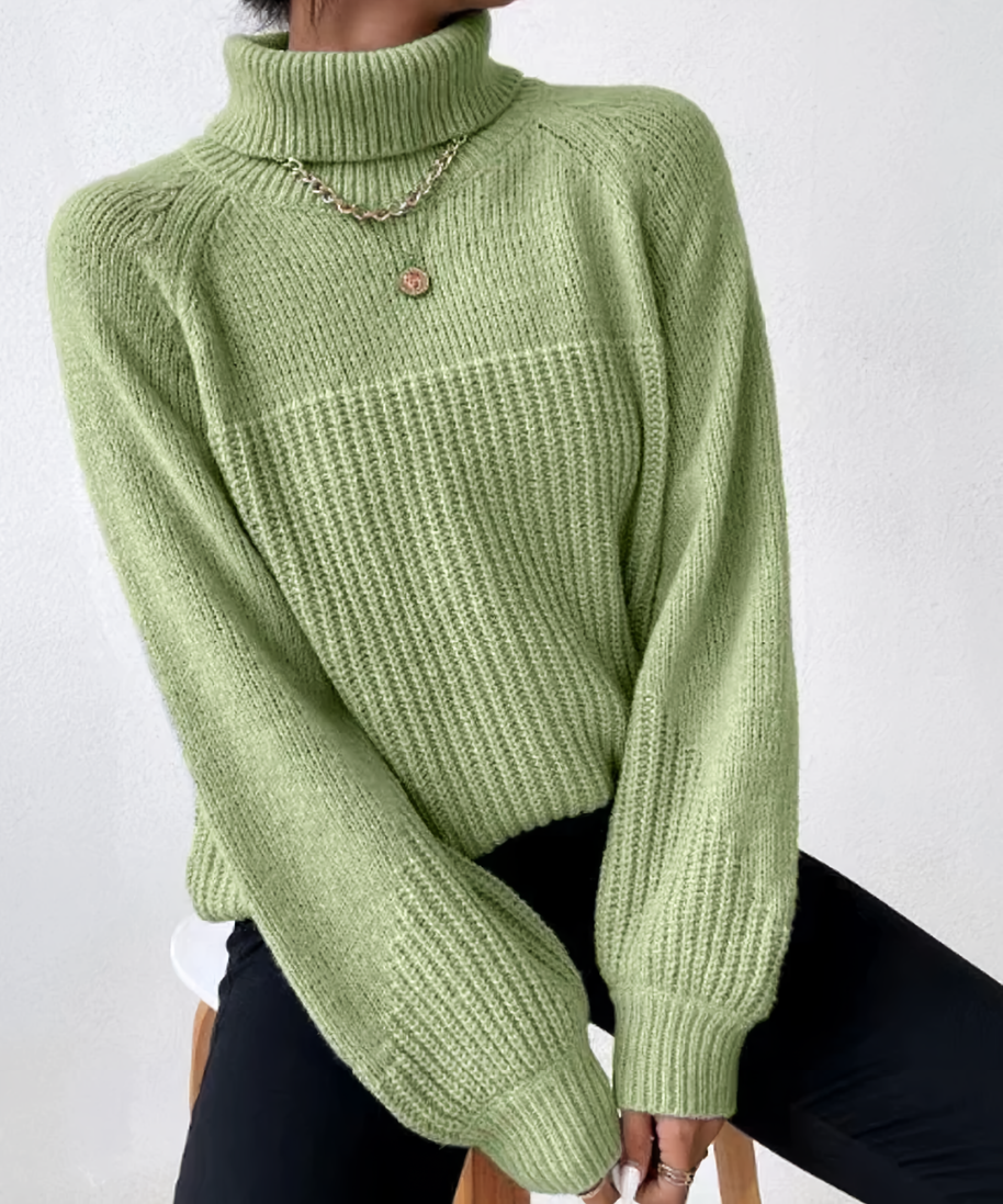 WW | Lässiger Winter Rollkragenpullover für Frauen
