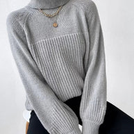 WW | Legere Herbst Warme Strickrollkragenpullover für Frauen