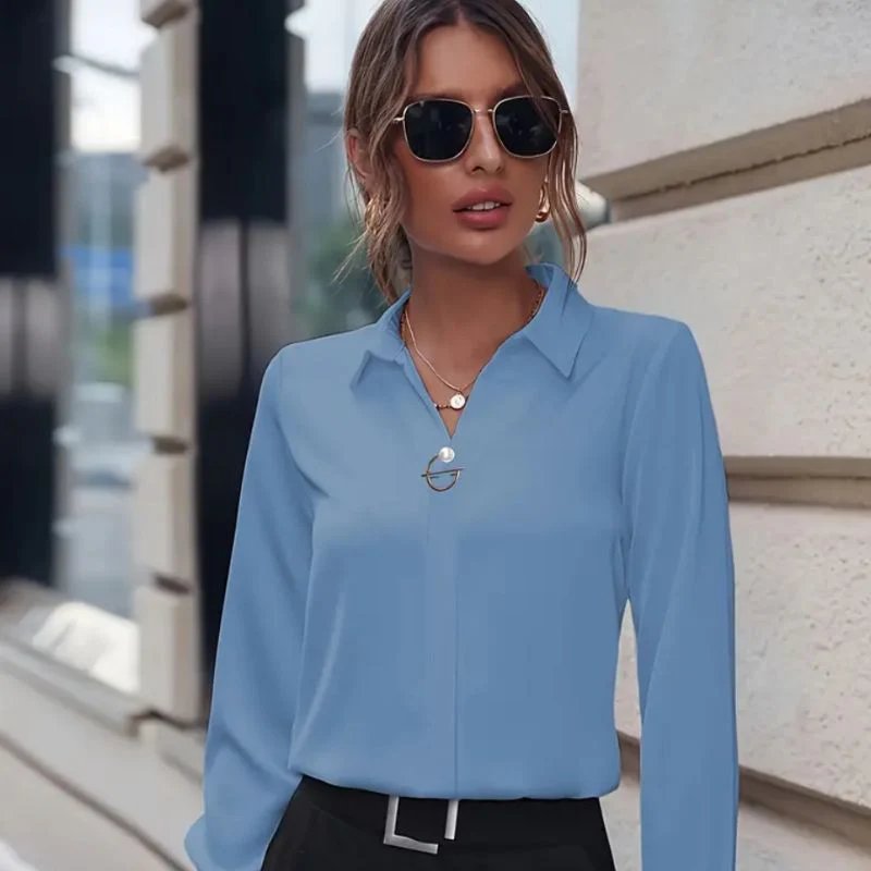 WW | Shirt Damen Langarm Büroshirt