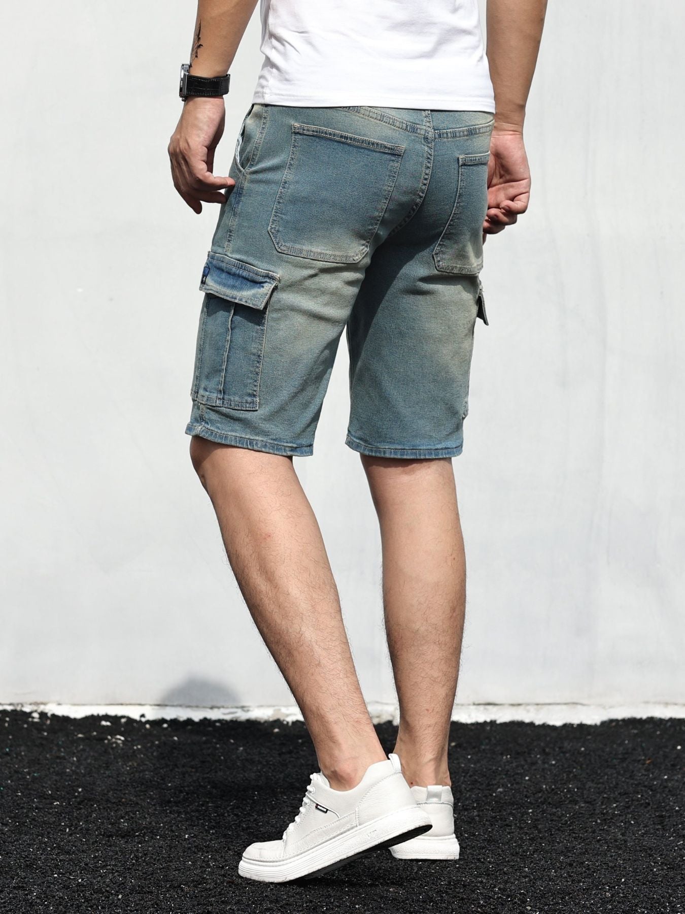WW | Cargo Denim Shorts Für Herren