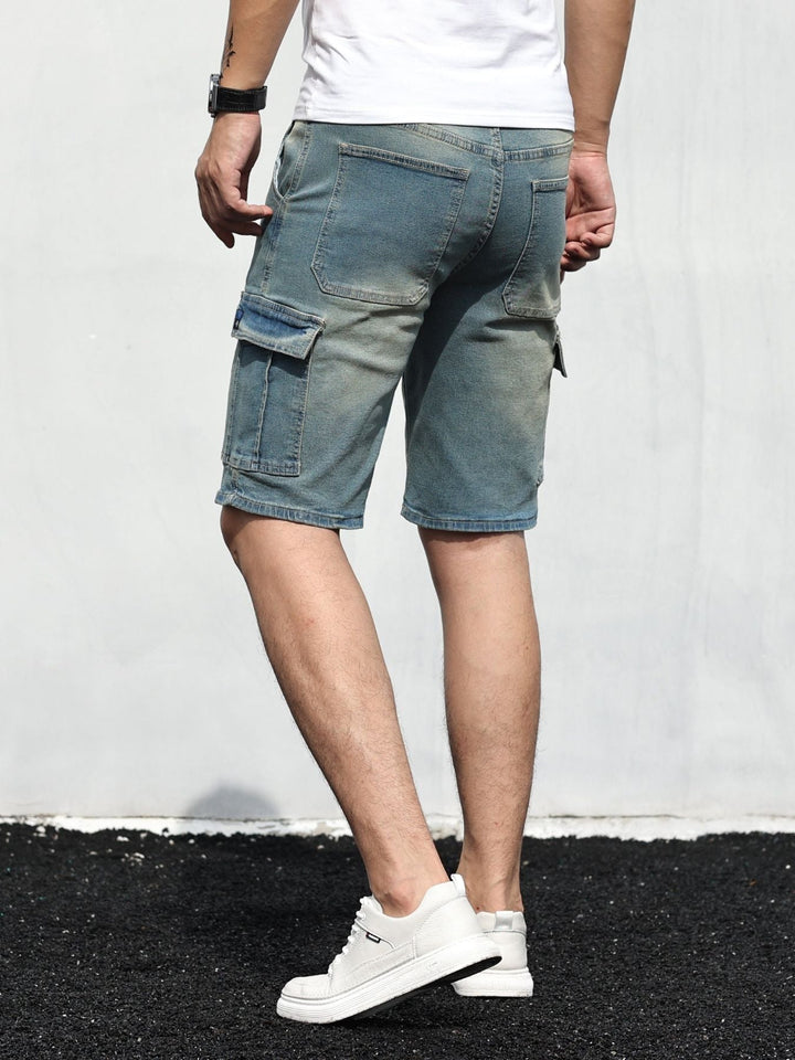 W&W Mode | Cargo Denim Shorts Für Herren