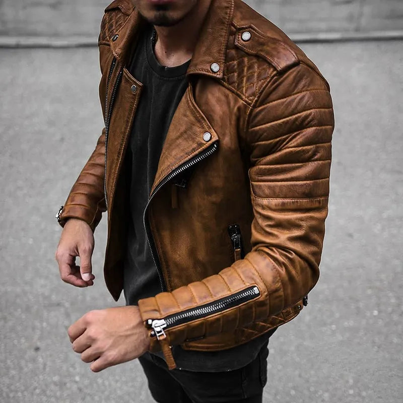 WW | Lederjacke - Hochwertiges Echtes Leder - Zeitloses Design - Perfekte Passform