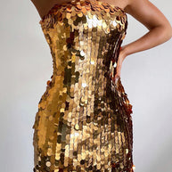 WW | Schickes Paillettenkleid Für Frauen