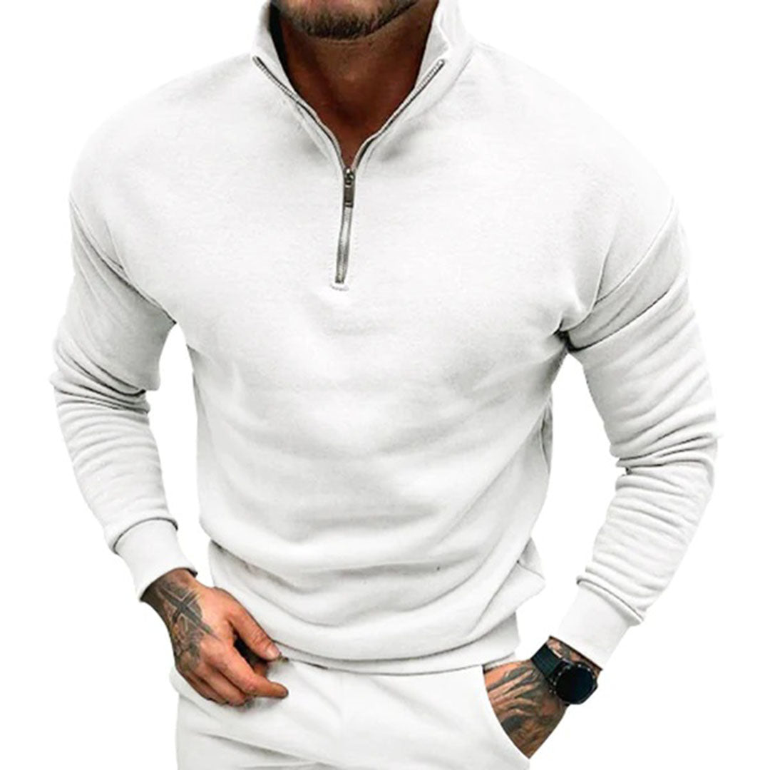 WW | Herren Pullover Halb Reißverschluss