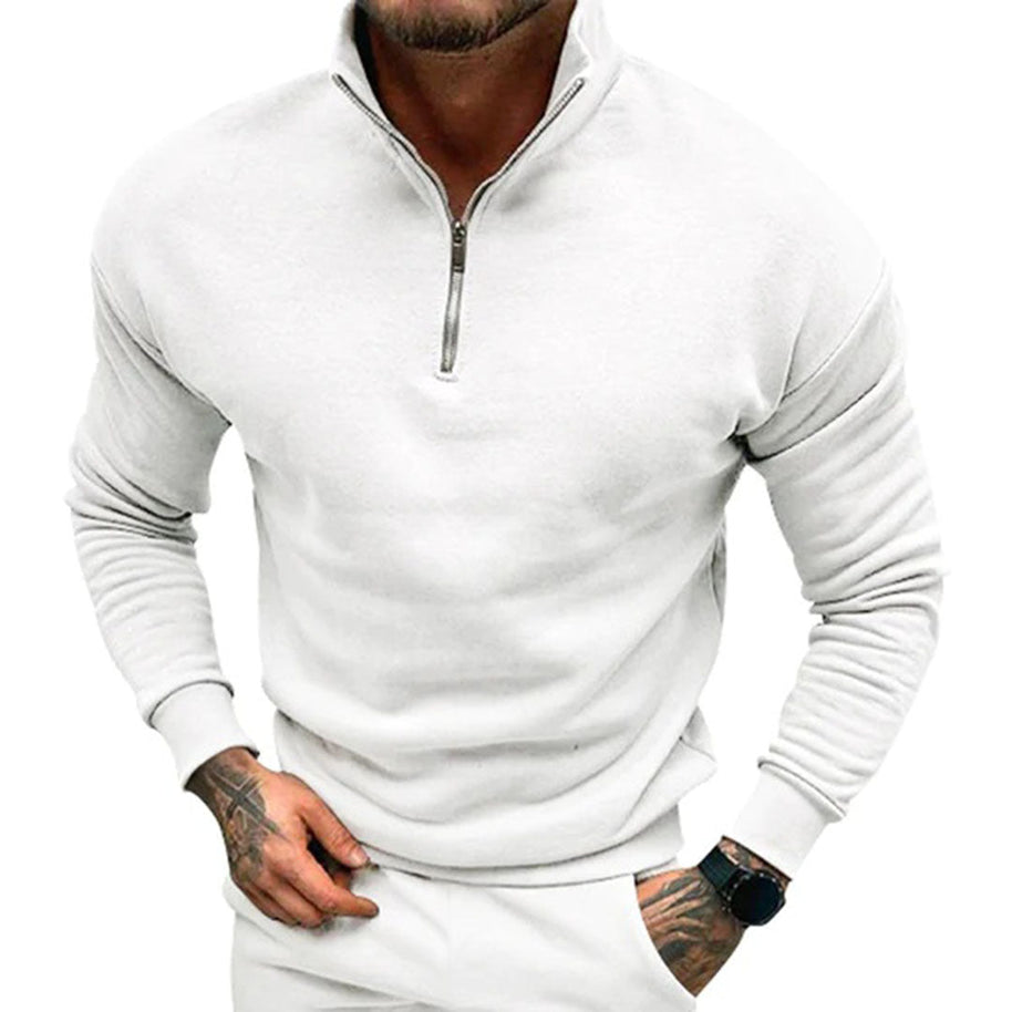 WW | Herren Pullover Halb Reißverschluss