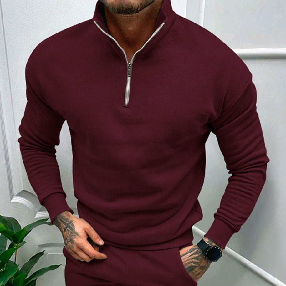 WW | Herren Pullover Halb Reißverschluss