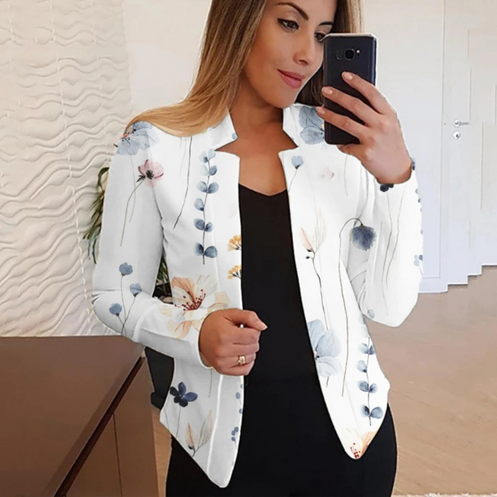WW | Einfache Hommage Tinte und Wasch Malerei Damen Blazer