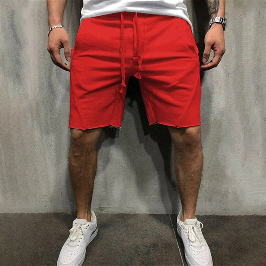 WW | Sportliche Kordelzug Sommershorts Für Herren