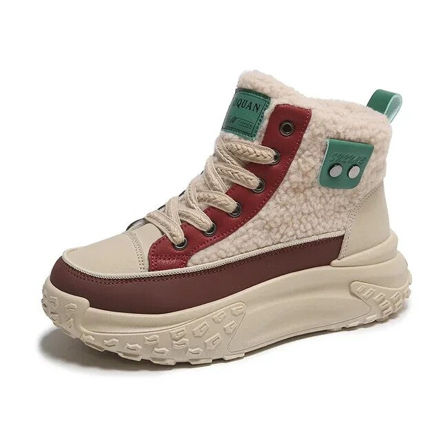 W&W Mode | Schneestiefel Für Frauen Mit Dicker, Warmer Sohle