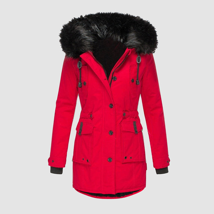 W&W Mode - Wasserdichte Winterjacke mit Kapuze für Damen