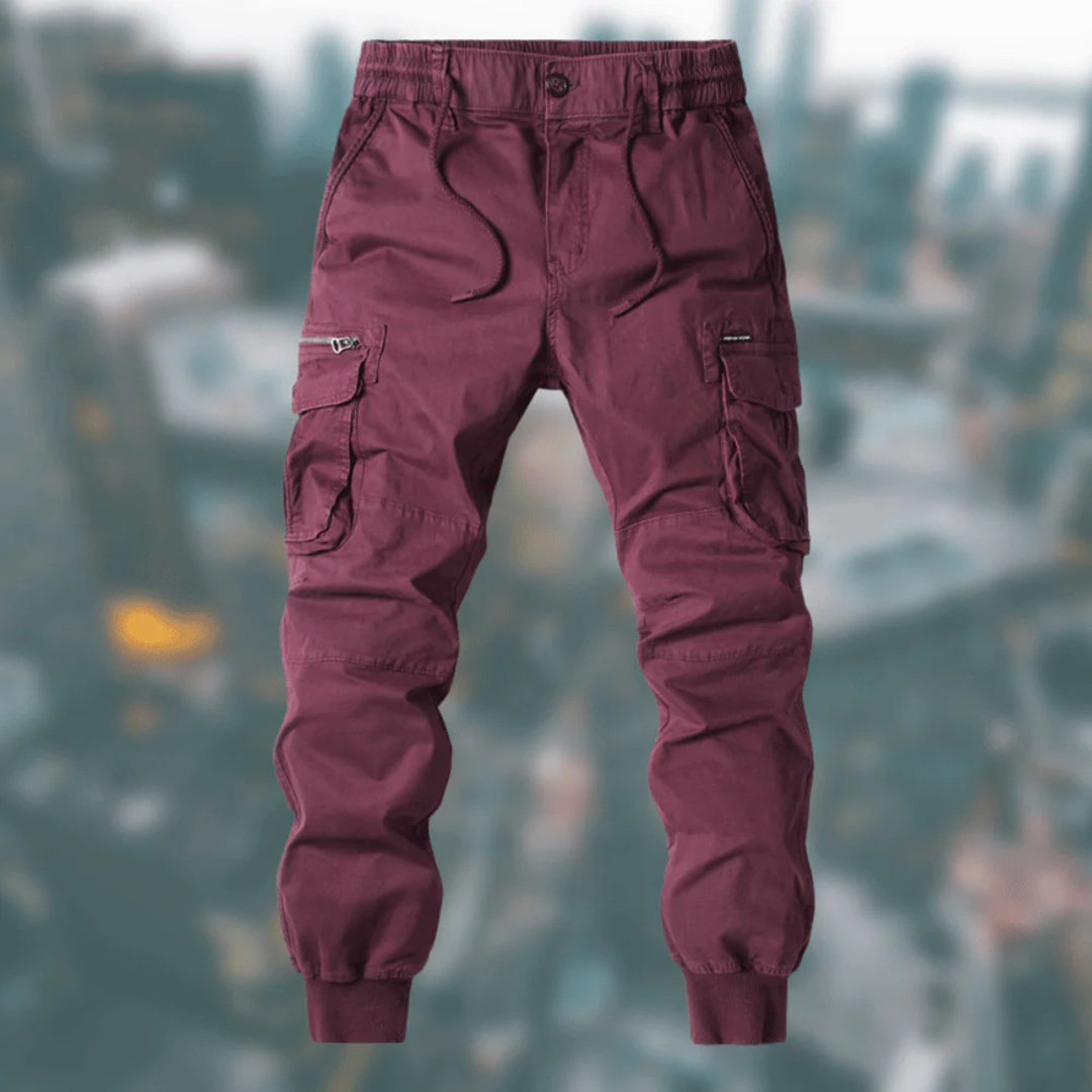 WW | Cargo Jogginghose - Bequeme Jogger mit Taschen & Bündchen für Outdoor & Freizeit