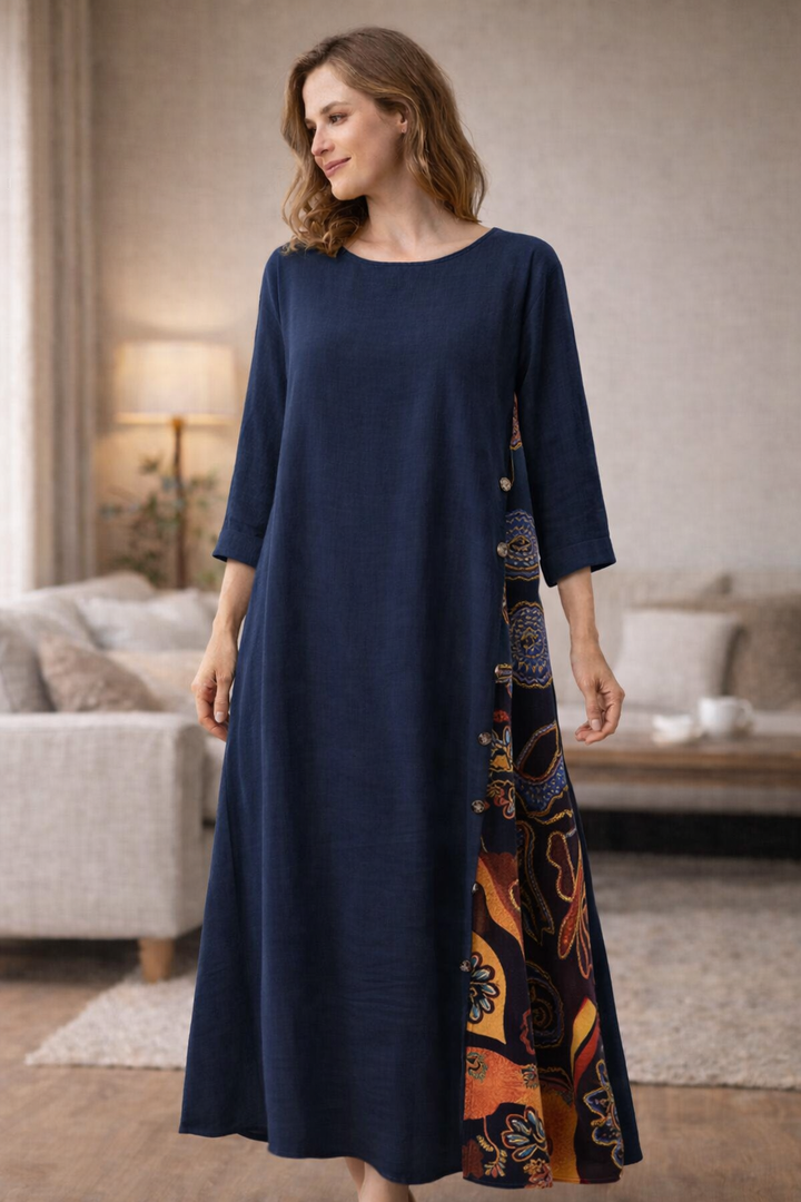W&W Mode | Sommerkleid Aus Baumwolle Und Leinen