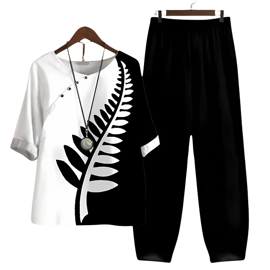 WW | Müheloser Schicker Shirt Und Hosenanzug