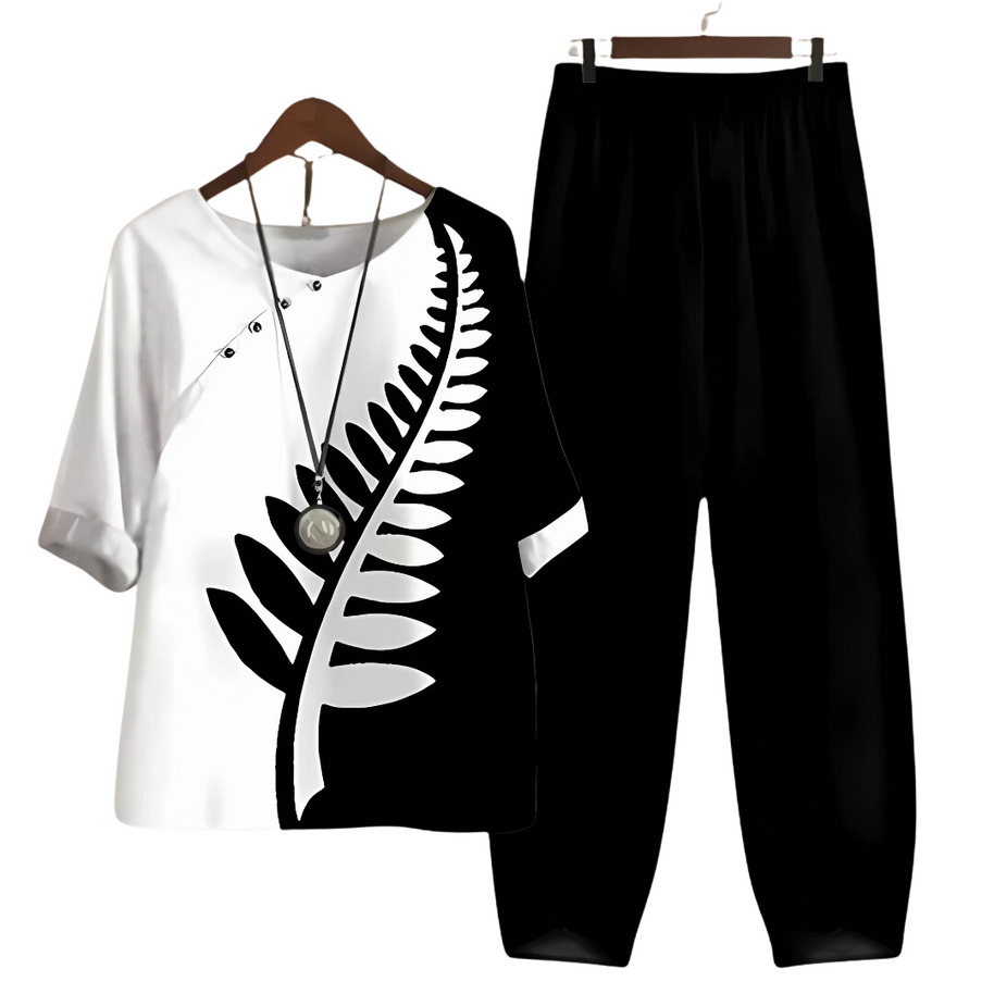 WW | Müheloser Schicker Shirt Und Hosenanzug