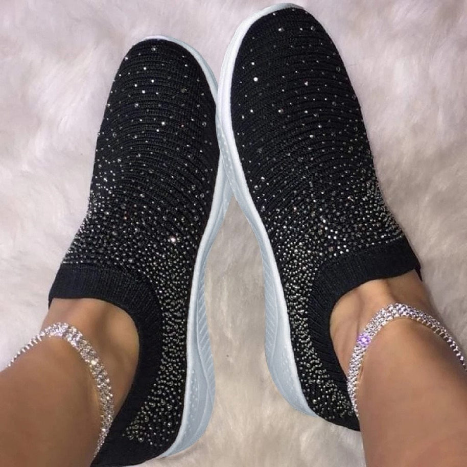 WW | Rhinestone Weiches Sohle Atmungsaktive Sneaker