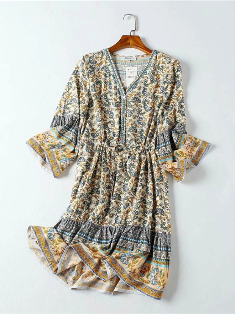 WW | Hippie Kleid Grün