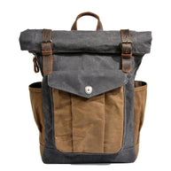 WW | Canvas Rolltop Rucksack - LundaStyle - Nachhaltig und stilvoll für Abenteurer