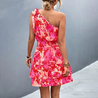 WW - Ein-Schulter Sommerkleid
