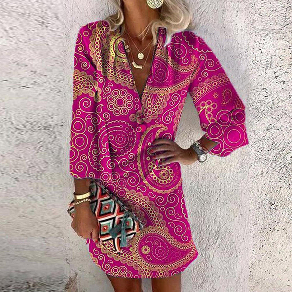 WW | Gemustertes Kleid für Damen