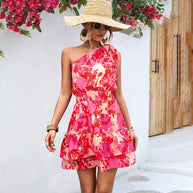 WW - Ein-Schulter Sommerkleid
