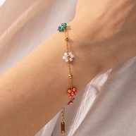 WW | Blumenarmband Gold Für Fröhliche Looks