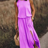 WW | Entspanntes Weißes Maxikleid