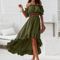 WW | Sommerkleid Set mit Rüschen