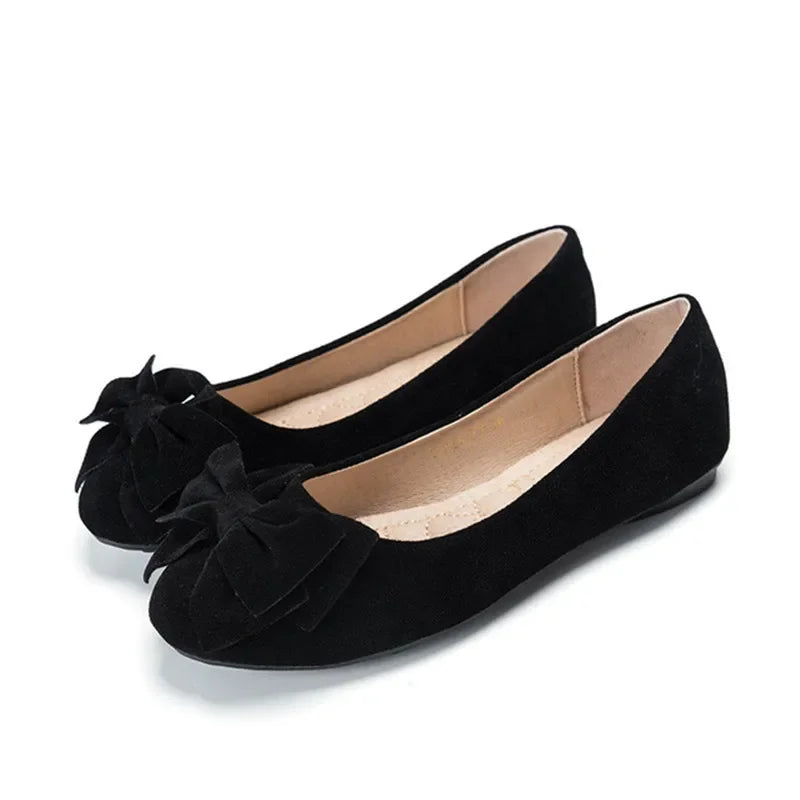 WW | Damen Komfortable & Stilvolle Freizeitslipper Mit Schleife