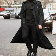 WW | Trenchcoat Mit Gekerbtem Revers Und Taschen Für Herren