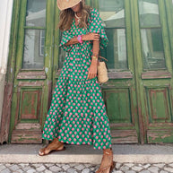 Langes böhmisches Kleid