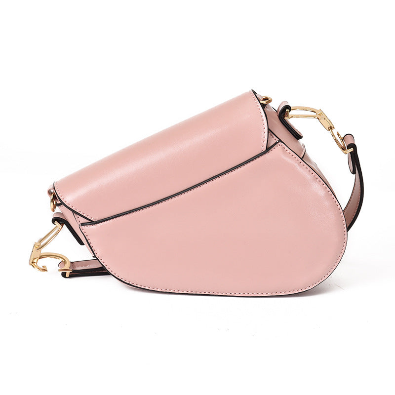 WW | Damen Schultertasche - Exklusive PU-Leder Satteltasche mit breitem Riemen und luxuriösem Aussehen