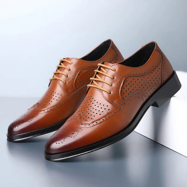 W&W Mode | Bequeme Oxford Herren Business Anzug Schuhe