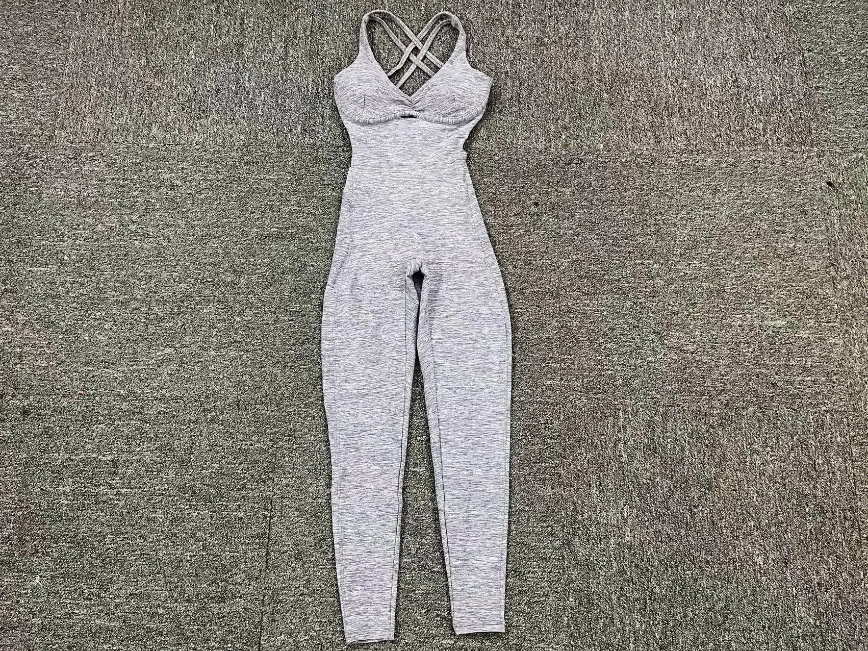 WW | Sportlicher Jumpsuit Frauen Sportbekleidung Push-Up Gym Set Frauen Fitness Overall Lycra Sport Outfit für Frauen Sportbekleidung Yoga Kleidung Pink