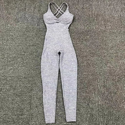 WW | Sportlicher Jumpsuit Frauen Sportbekleidung Push-Up Gym Set Frauen Fitness Overall Lycra Sport Outfit für Frauen Sportbekleidung Yoga Kleidung Pink