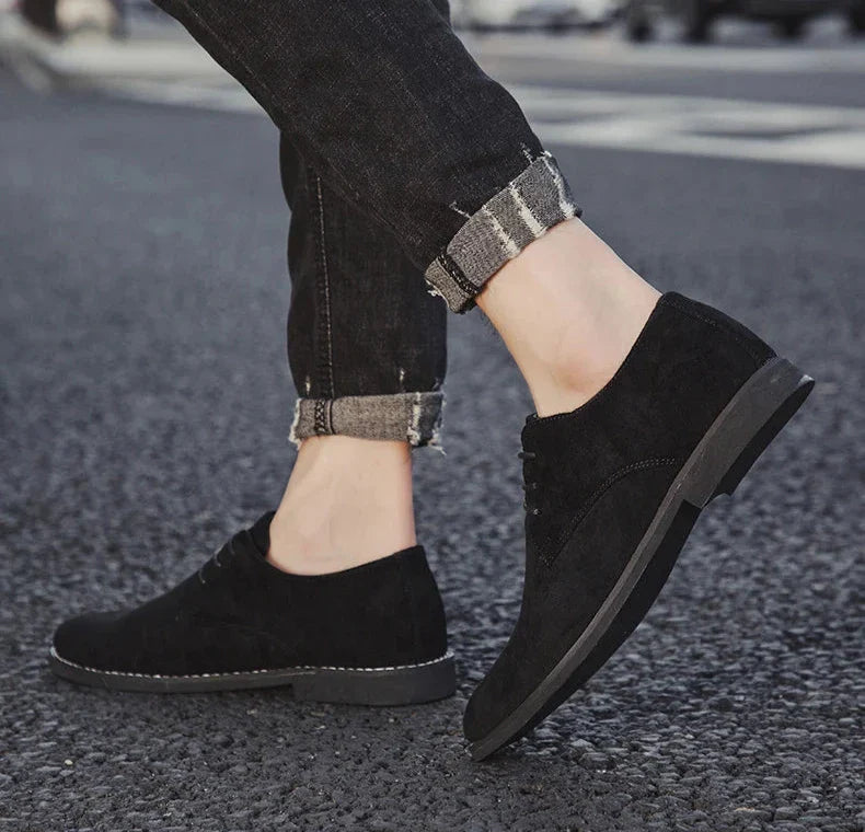 WW | Atmungsaktiv Weich Anzugschuhe Herren Aus Kalbsleder