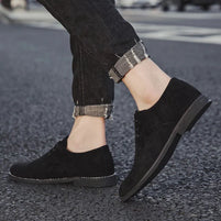 WW | Atmungsaktiv Weich Anzugschuhe Herren Aus Kalbsleder