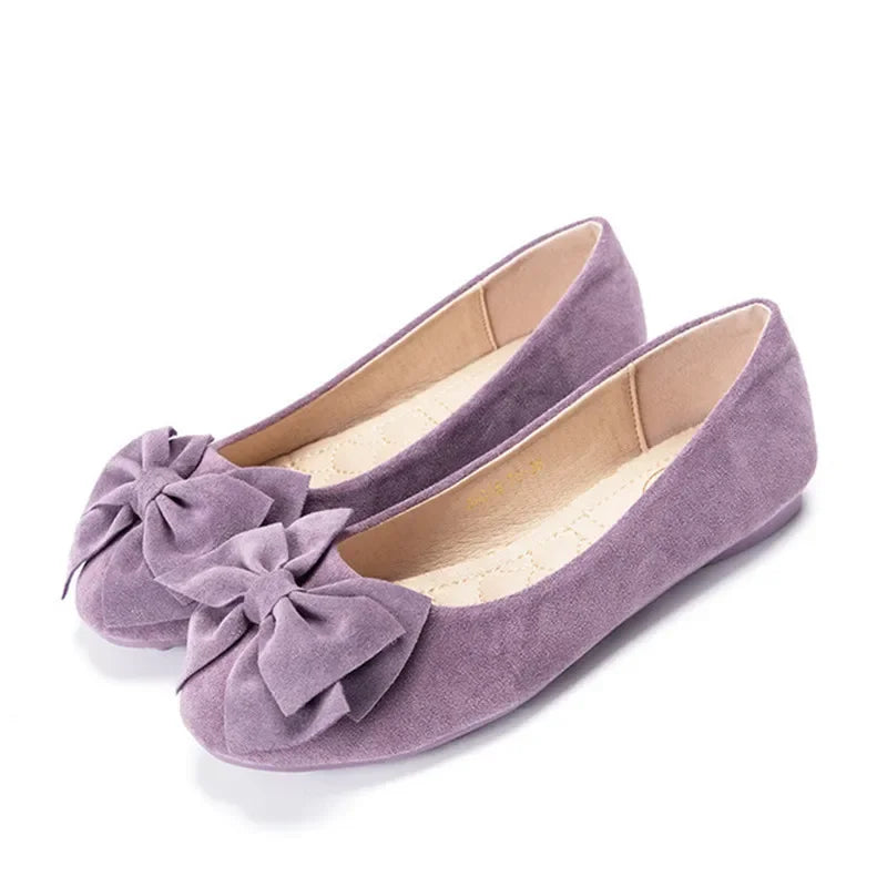 WW | Damen Komfortable & Stilvolle Freizeitslipper Mit Schleife
