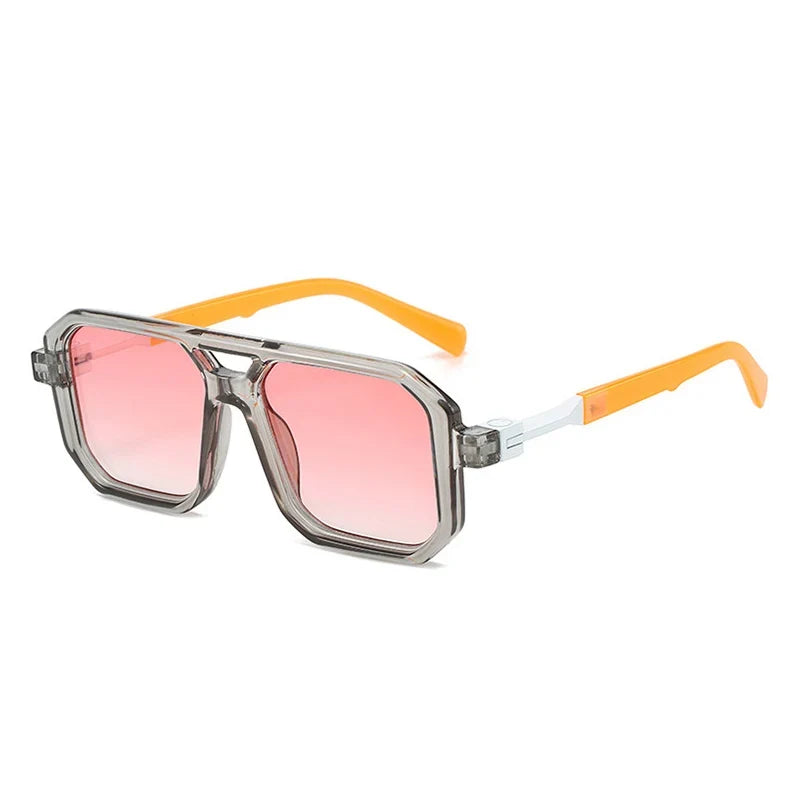 W&W Mode | Geometrische Übergröße Sonnenbrille Modern & Einzigartig