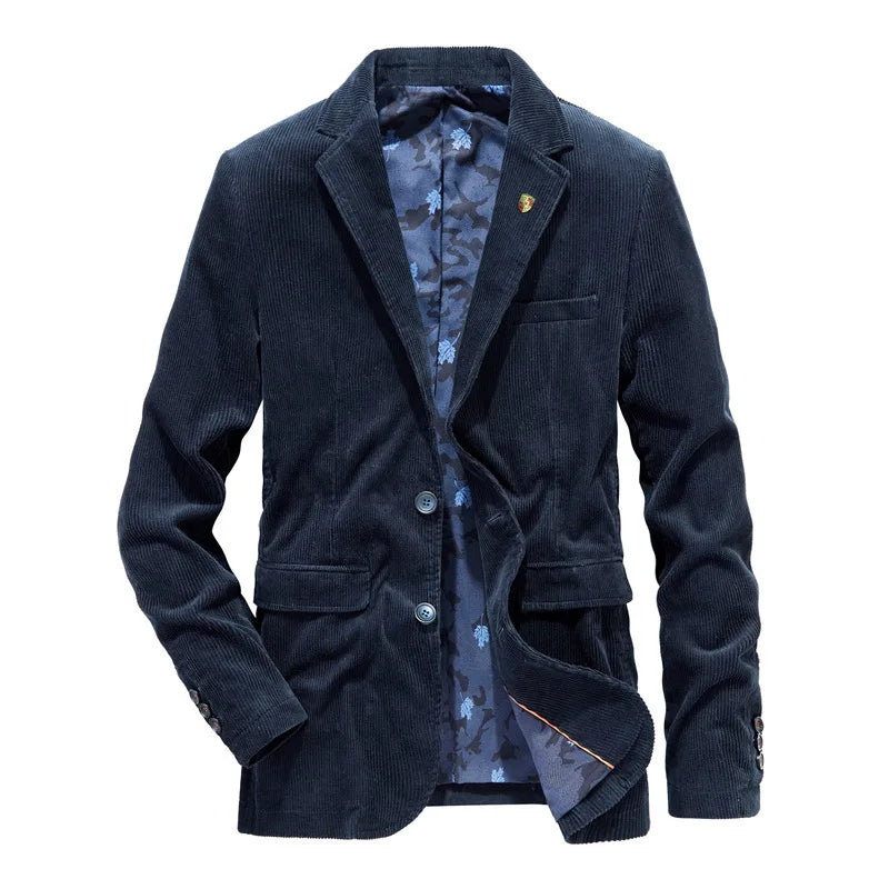 WW | Cord Blazer Für Herren Klassische Eleganz in Braun