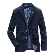 WW | Cord Blazer Für Herren Klassische Eleganz in Braun