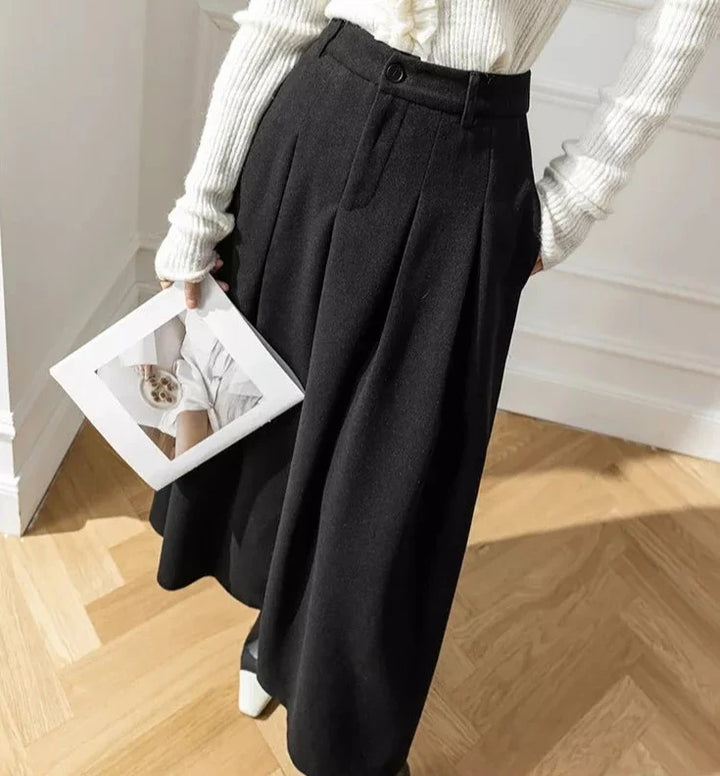 Damen Wollrock für Herbst und Winter