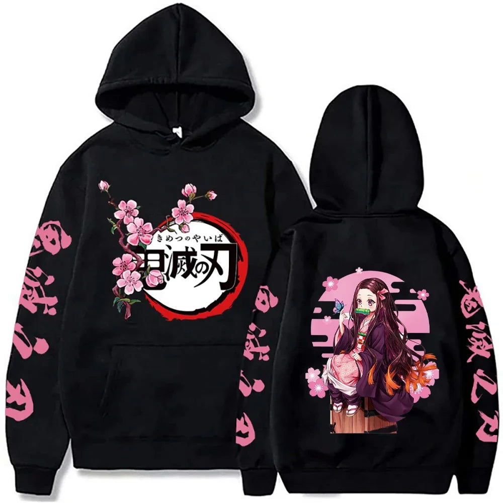 Wolff | Cherry Blossom Grafik Hoodie für Damen